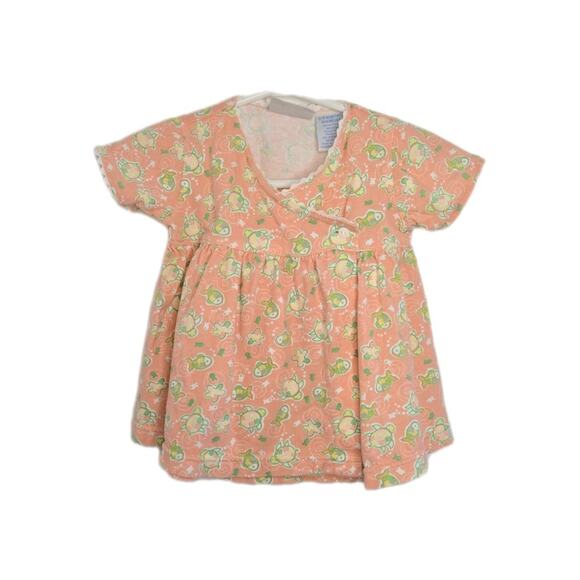 Baby Basic Editions Sea Life Crossfront Peach Colored Sun Dress - Picture 1 of 3